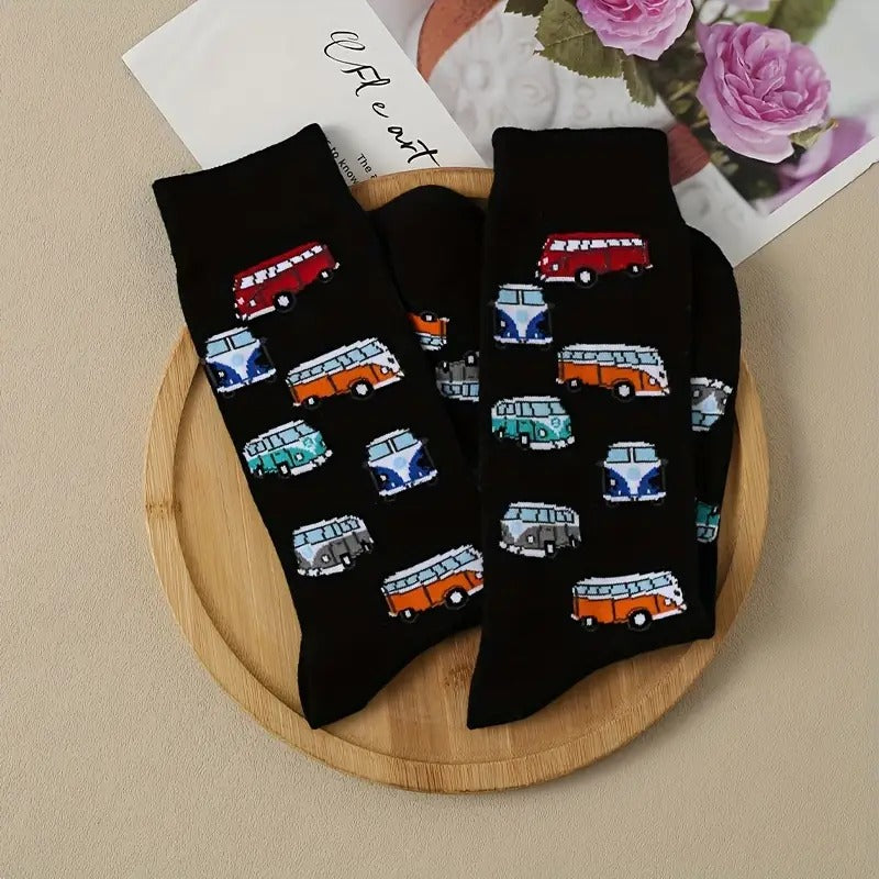 Retro Van Bus Socks