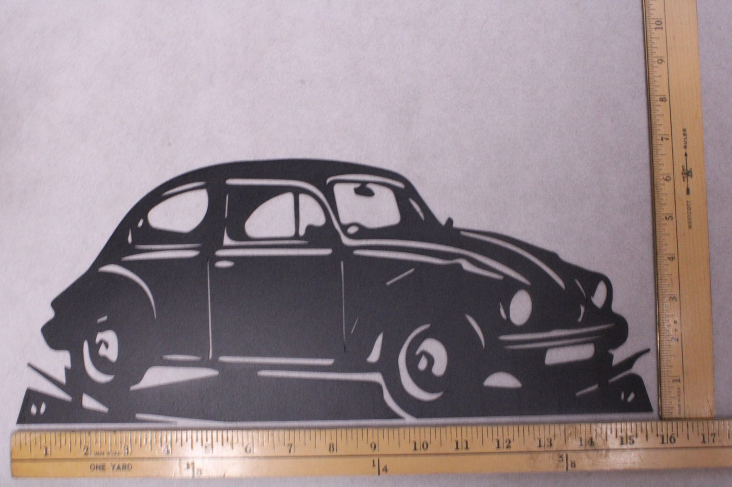 NEW Vintage Volklswagen Silhouette Metal Wall Art2