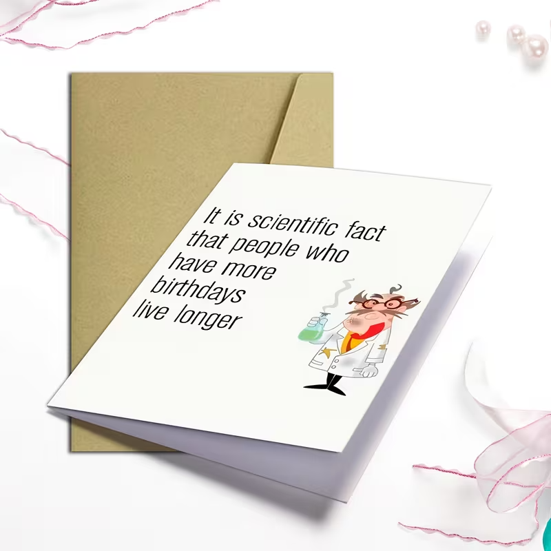Funny Science-Themed Birthday Card3
