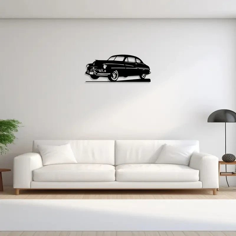NEW 1949 Mercury Cruiser Metal Car Silhouette Large Size - FranksFunkyStuff