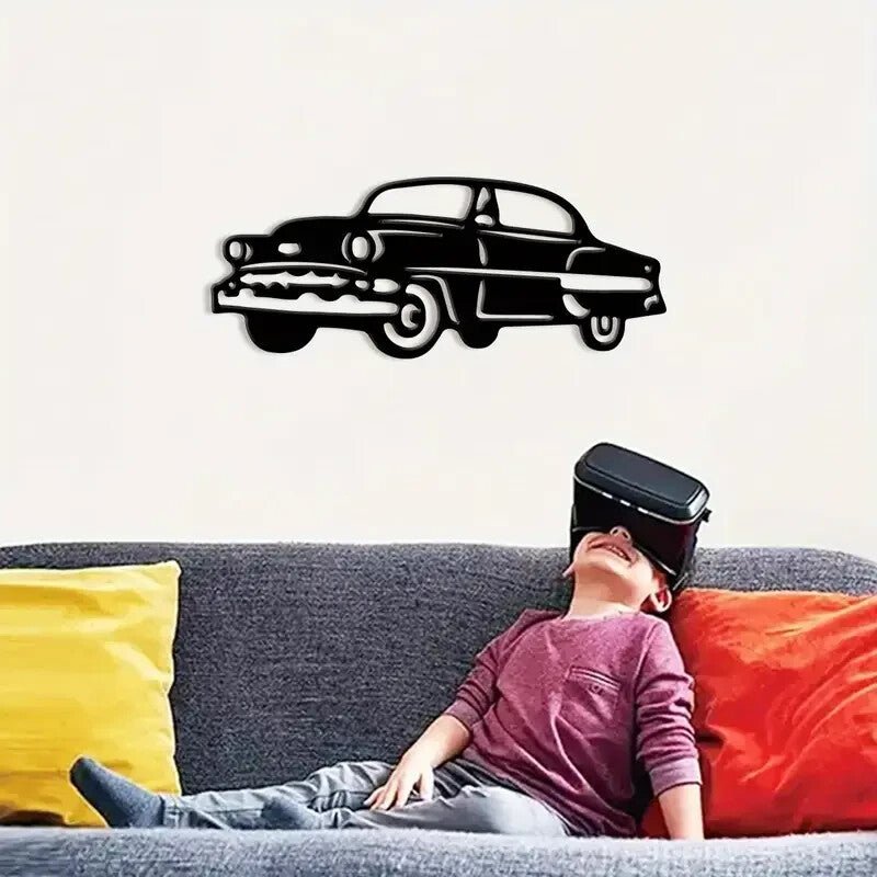 New 50's Chevy Metal Silhouette Wall Art - FranksFunkyStuff