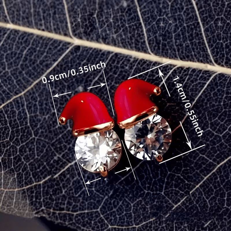 NEW Elegant Synthetic Zircon Earrings for Christmas - FranksFunkyStuff