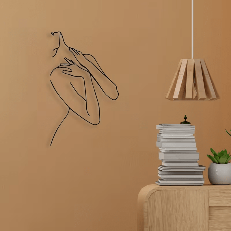 NEW Female Silhouette Metal Wall Decoration - FranksFunkyStuff