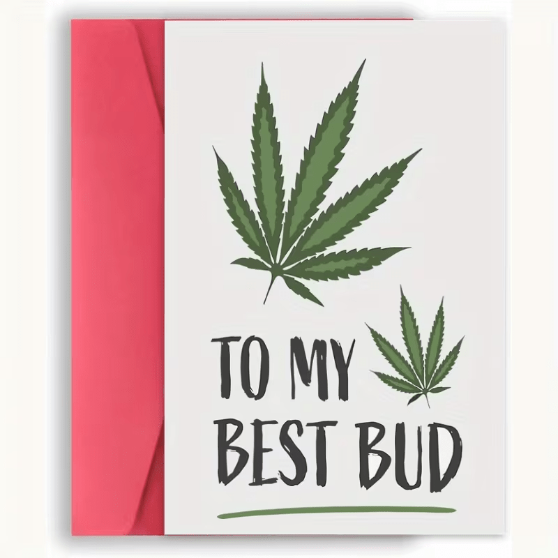 NEW Funny Cannabis-Themed Birthday Card for Him or Her FREE SHIPPING - FranksFunkyStuff