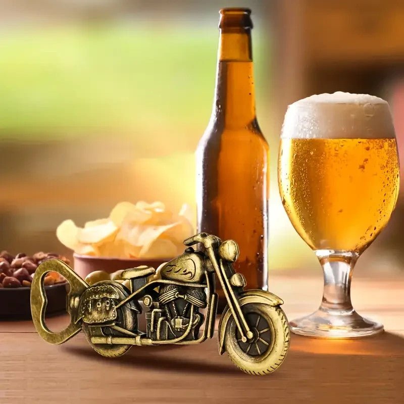 NEW Vintage Harley Style Alloy Motorcycle Bottle Opener - FranksFunkyStuff