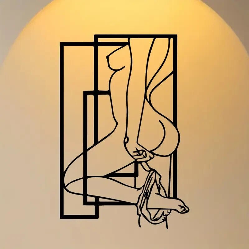 Sexy Female Silhouette NEW Metal Wall Art Sculpture - FranksFunkyStuff