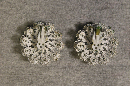 1950's Vintage Costume Jewlery , Necklace , Bracelet Set with Earrings - FranksFunkyStuff