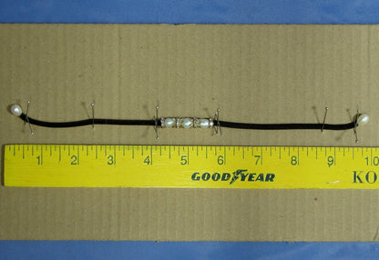 1970's Faux Pearl Matching Choker and Bracelet - FranksFunkyStuff