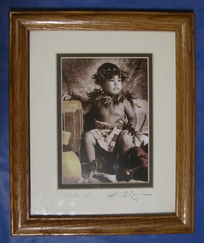 Signed, Randy Jay Braun Hawaiian Heirloom Portrait Lithograph Autographed