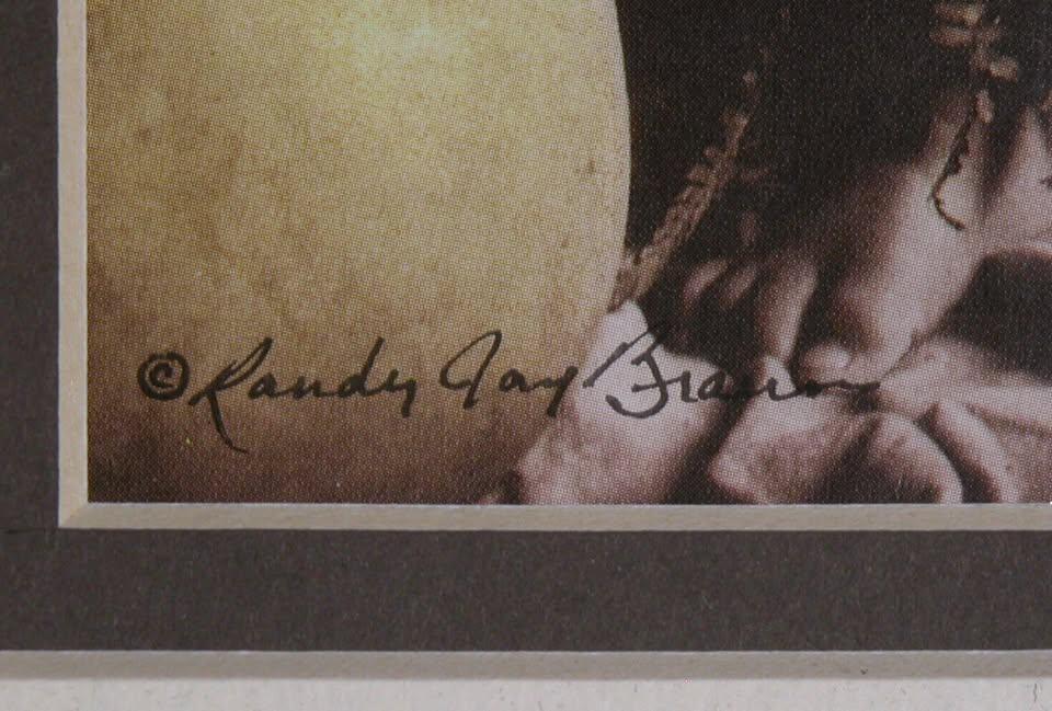 Signed, Randy Jay Braun Hawaiian Heirloom Portrait Lithograph Autographed