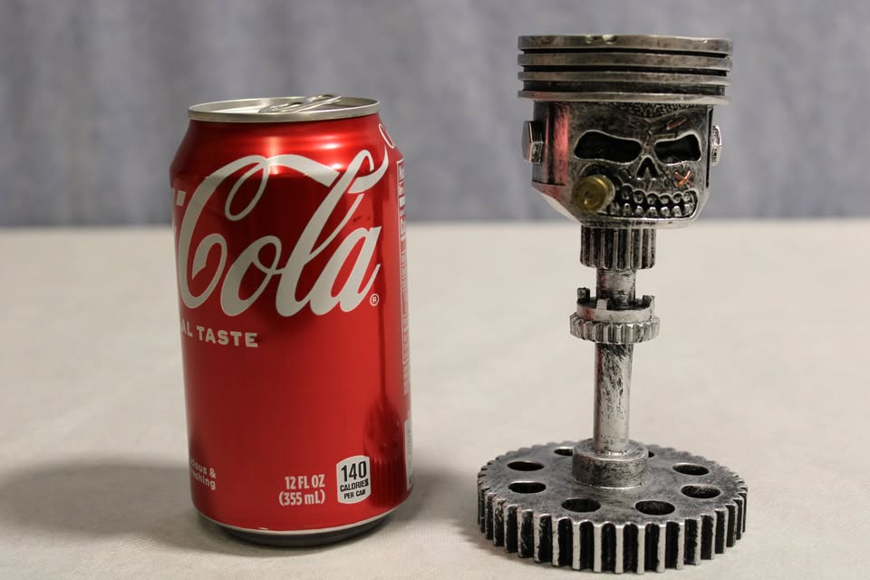 Piston Head Camshaft , Mechanic, Christmas Gift, Man Cave