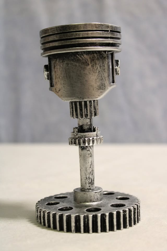 Piston Head Camshaft , Mechanic, Christmas Gift, Man Cave