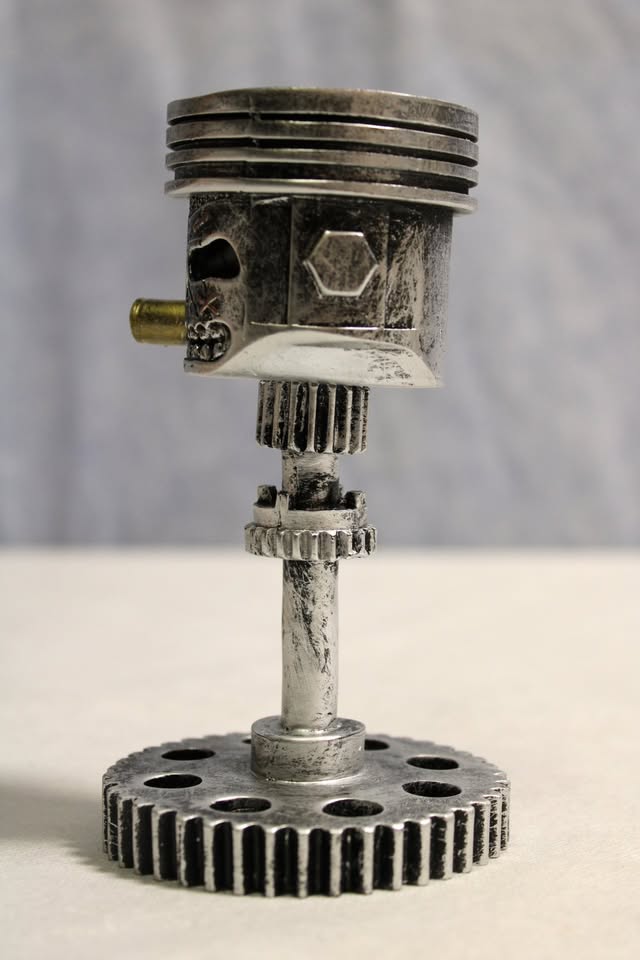 Piston Head Camshaft , Mechanic, Christmas Gift, Man Cave