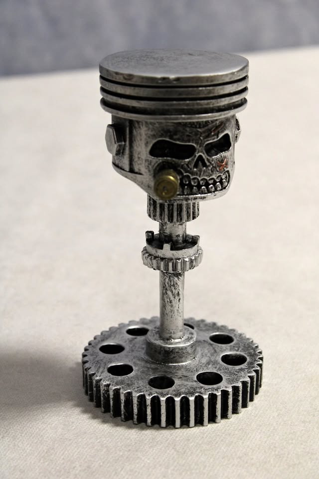 Piston Head Camshaft , Mechanic, Christmas Gift, Man Cave