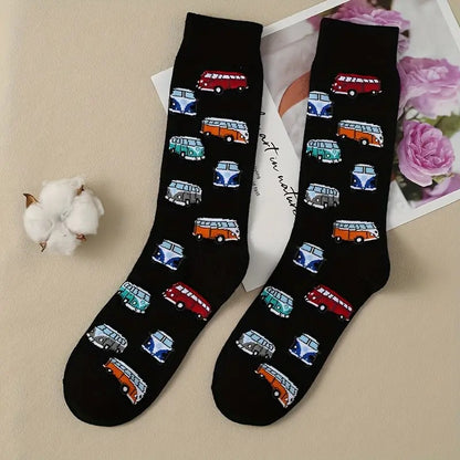 Retro Van Bus Socks