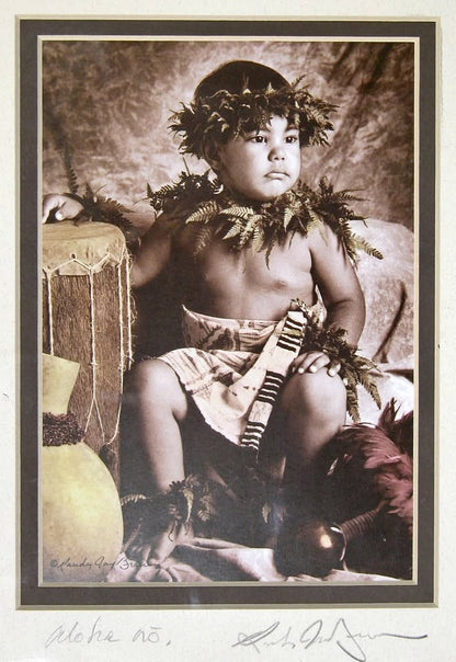 Signed, Randy Jay Braun Hawaiian Heirloom Portrait Lithograph Autographed