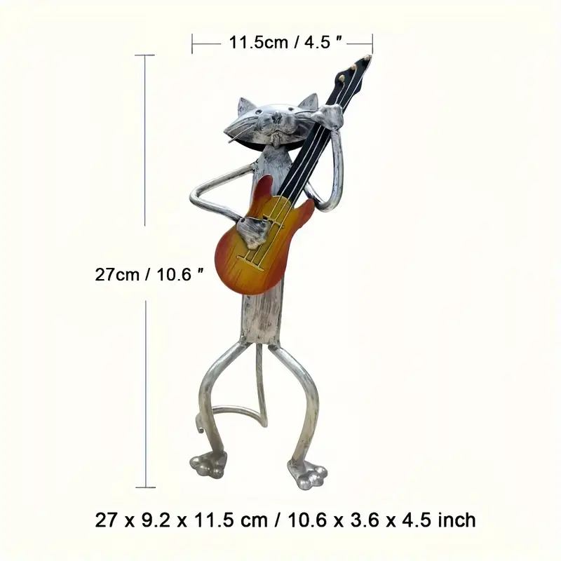 3 Piece Cat Band, Metal Sculptures