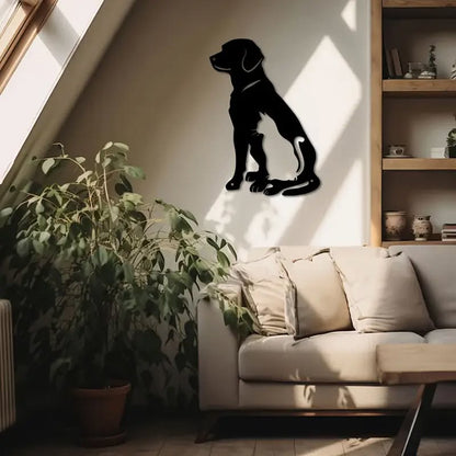 Cute Dog and Cat Wall Metal Silhouette New