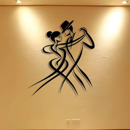 NEW Dancing Couple Metal Silhouette Wall Art5