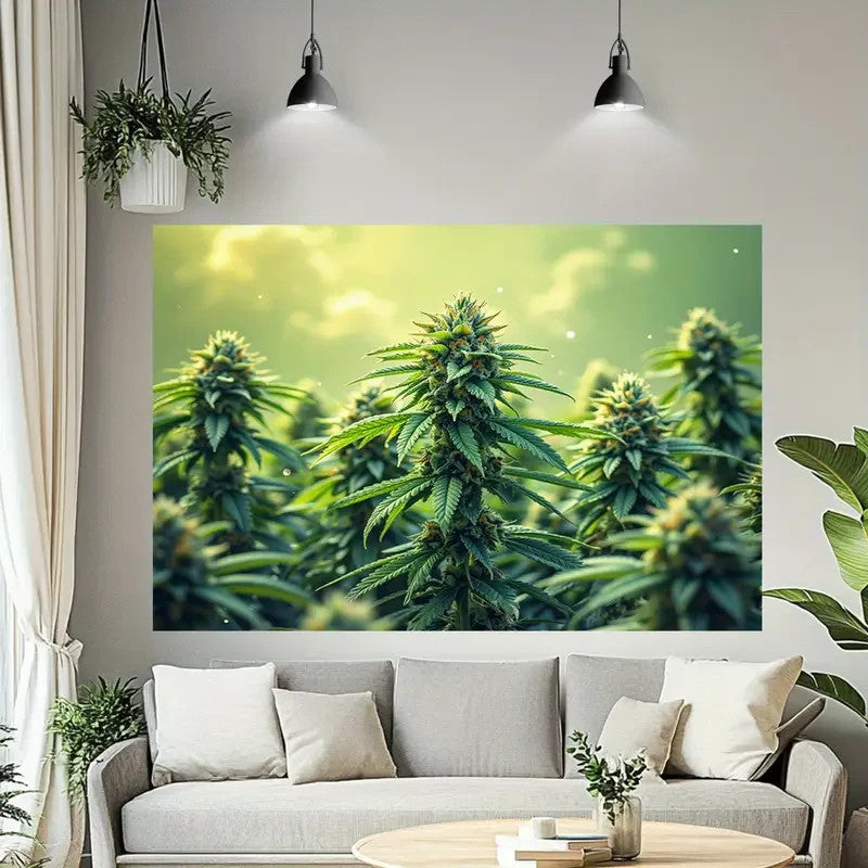 NEW 420 Vibrant Cannabis-Themed Wall Tapestry4