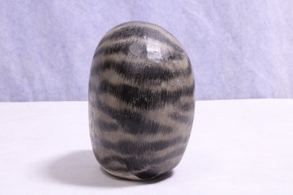 Hand Painted cat on rock Paper Weight2