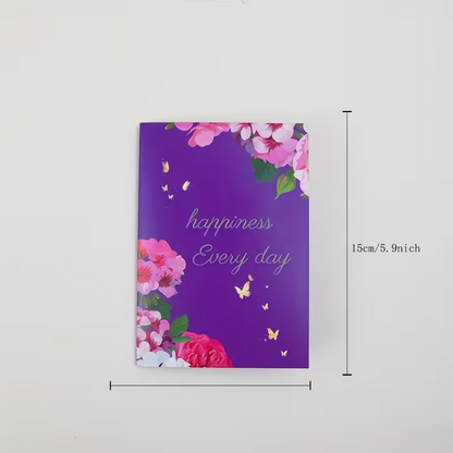 NEW 3D Rose Bouquet Greeting Card Free Shipping1