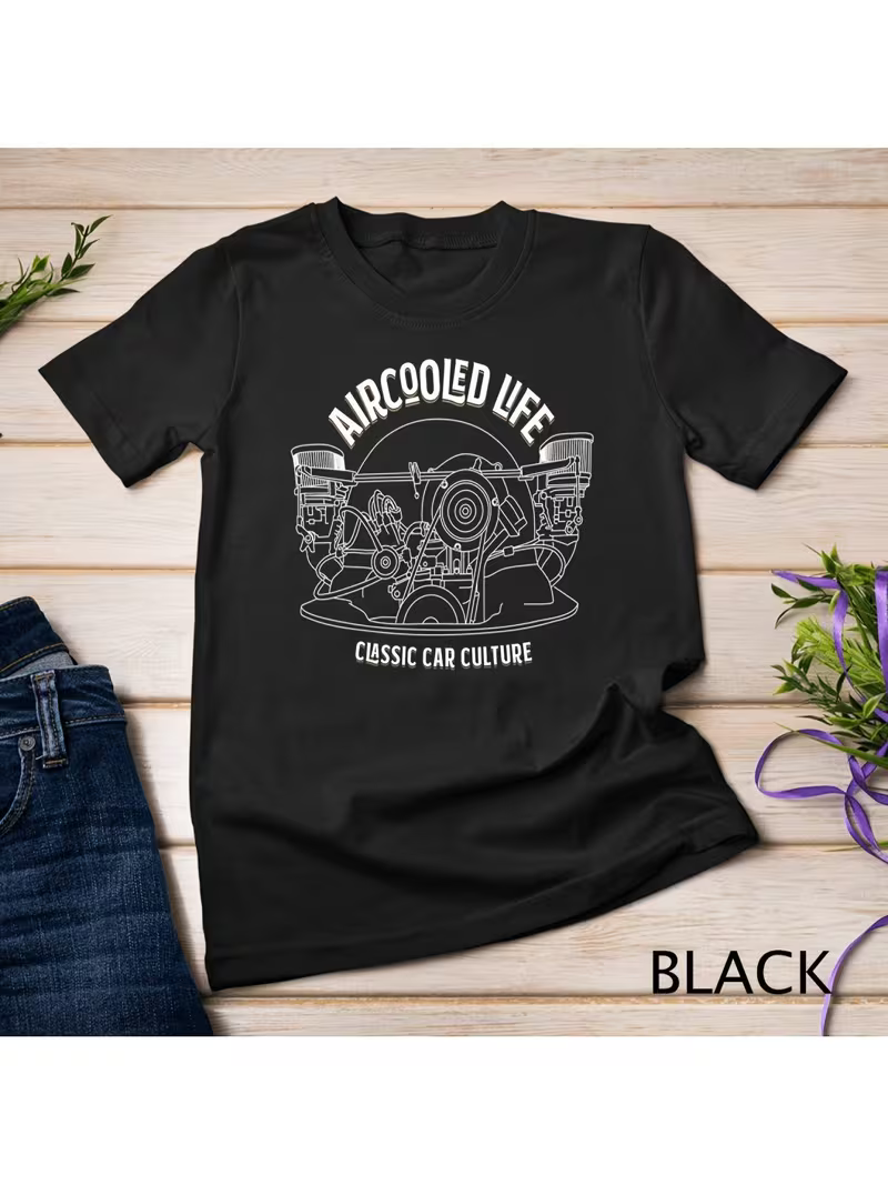 NEW VOLKSWAGEN "AIR COOLED LIFE"  T-SHIRT1
