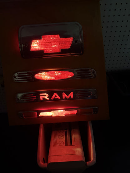 Vintage 1980's Billet Light Display, Car Retail showroom, Man Cave , Garage !4