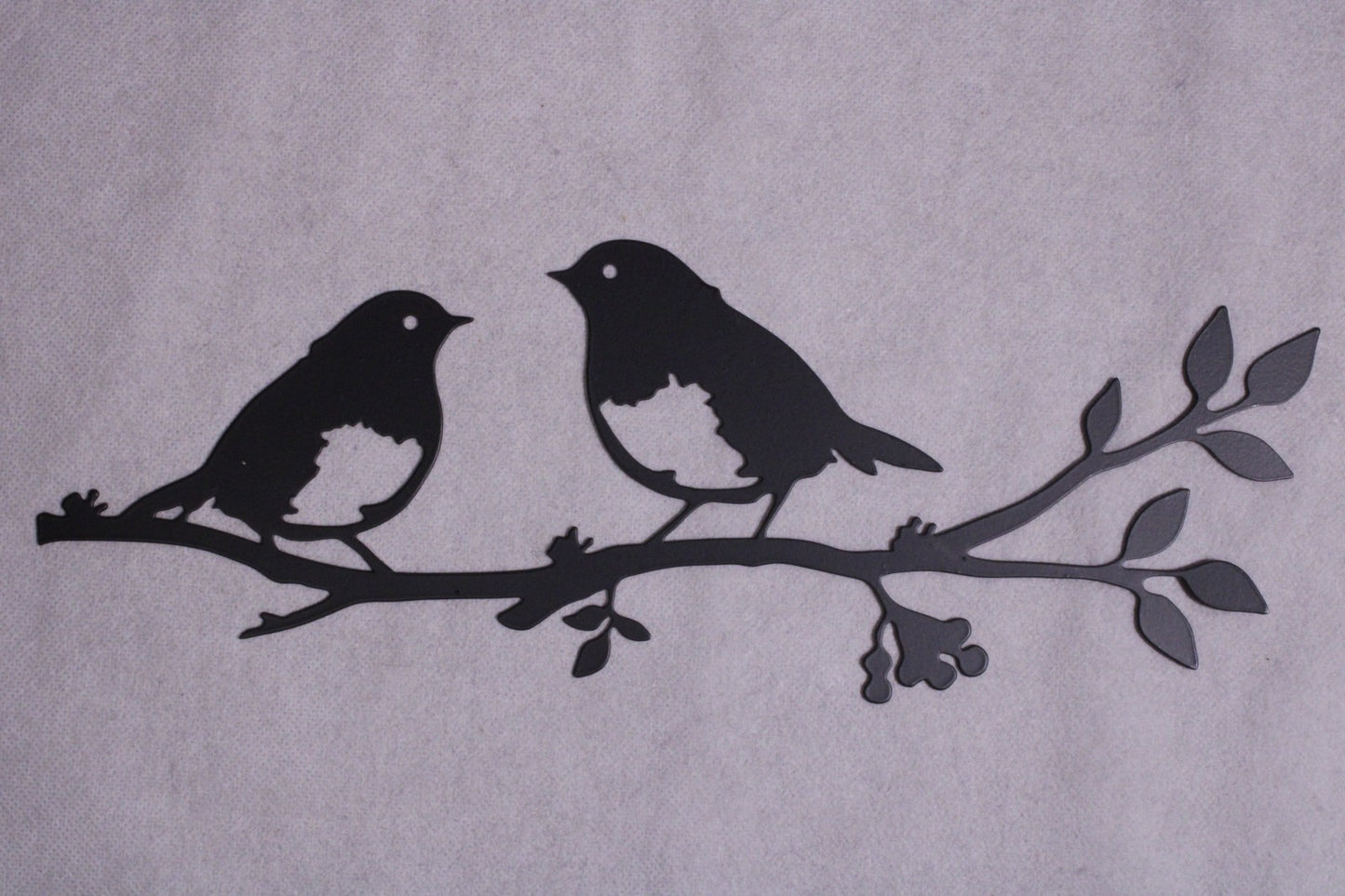 NEW  5 Birds On 2 Branches Metal Wall Decorations2