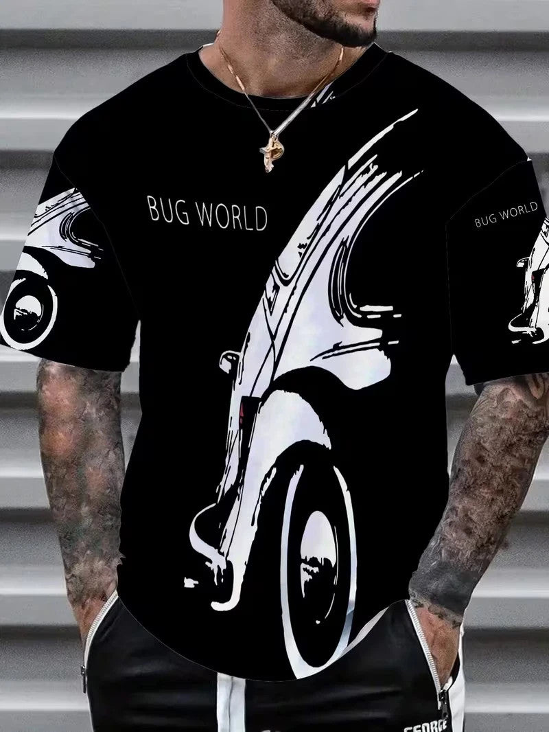New T-Shirt of European Style Sportcar0