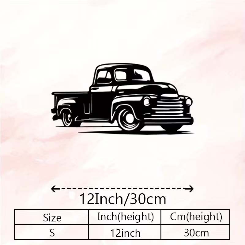 NEW Vintage CHEVROLET 1950'S TRUCK METAL SILHOUETTE1