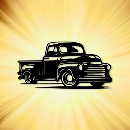NEW Vintage CHEVROLET 1950'S TRUCK METAL SILHOUETTE3