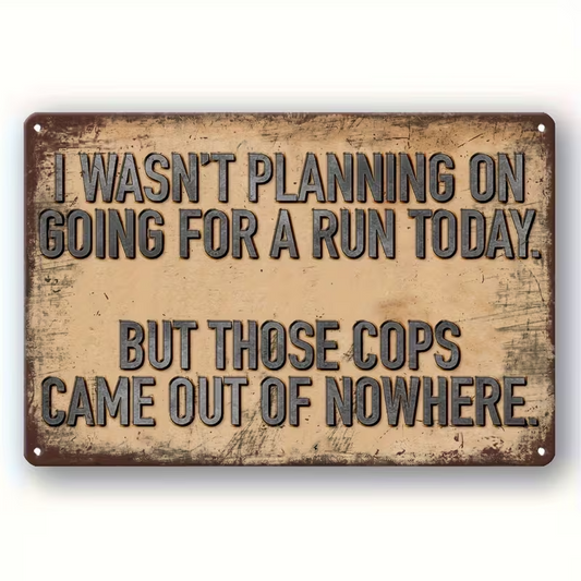 NEW Funny-Themed  "I Didn'T Plan on Going for a Run Today "0