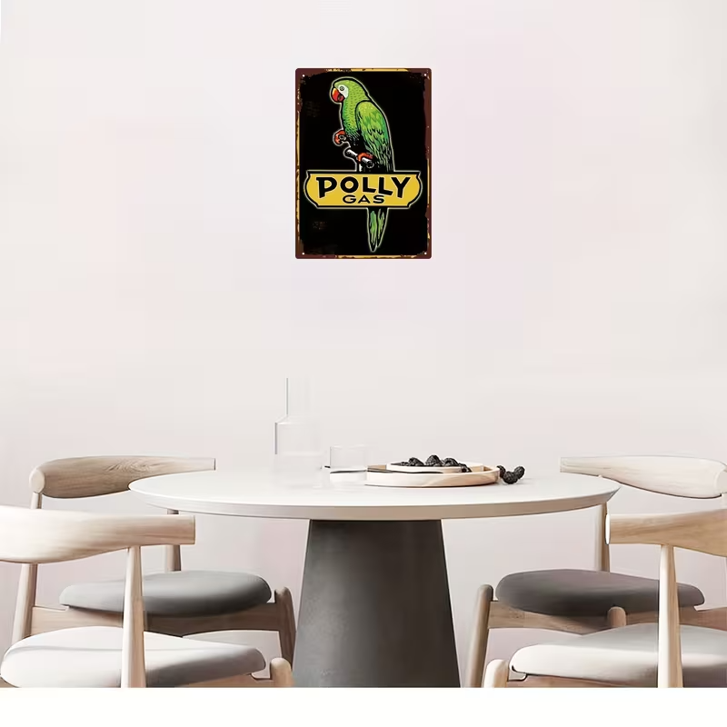 NEW Polly Gas Metal Sign2