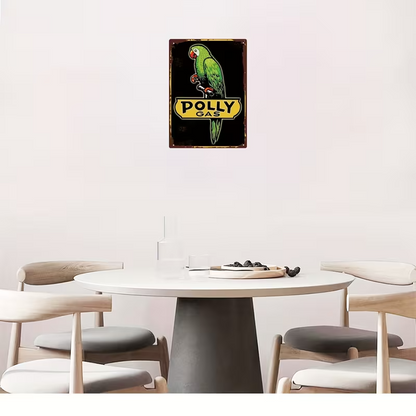 NEW Polly Gas Metal Sign2