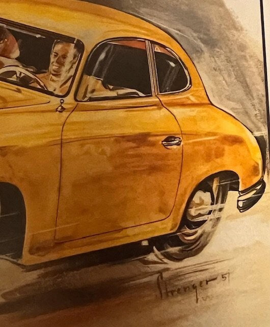 Vintage Porsche Factory Post Card3