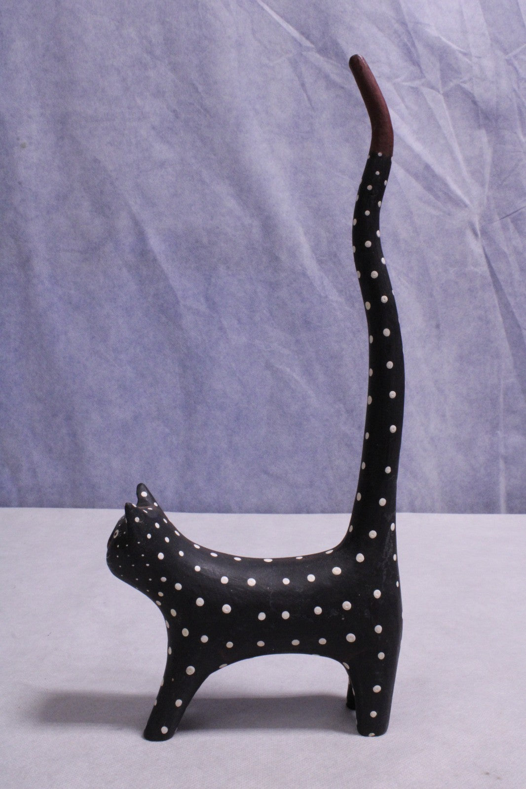 NEW Cat Figurine with Super Long Tail3