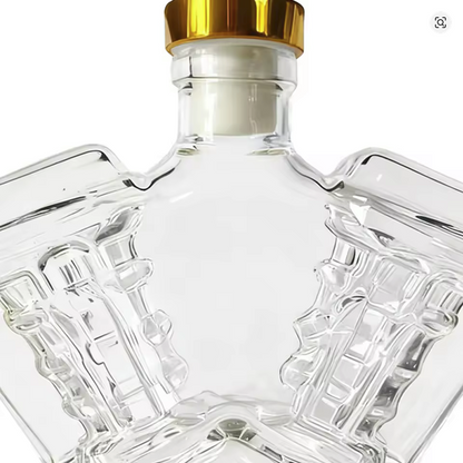 New V Twin Whiskey Bottle, H.D. Pan Head Style Engine Whiskey Bottle3