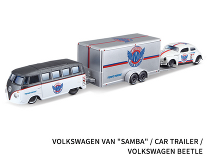 Maisto Design "Team Hauler" Volkswagen Van "Samba"/Volkswagen Beetle w/trailer6