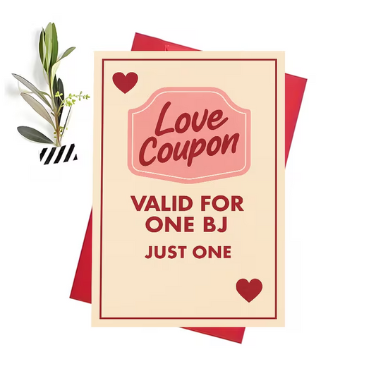 NEW Romantic Love Coupon Card for Couples, Playful Gift , FREE SHIPPING0