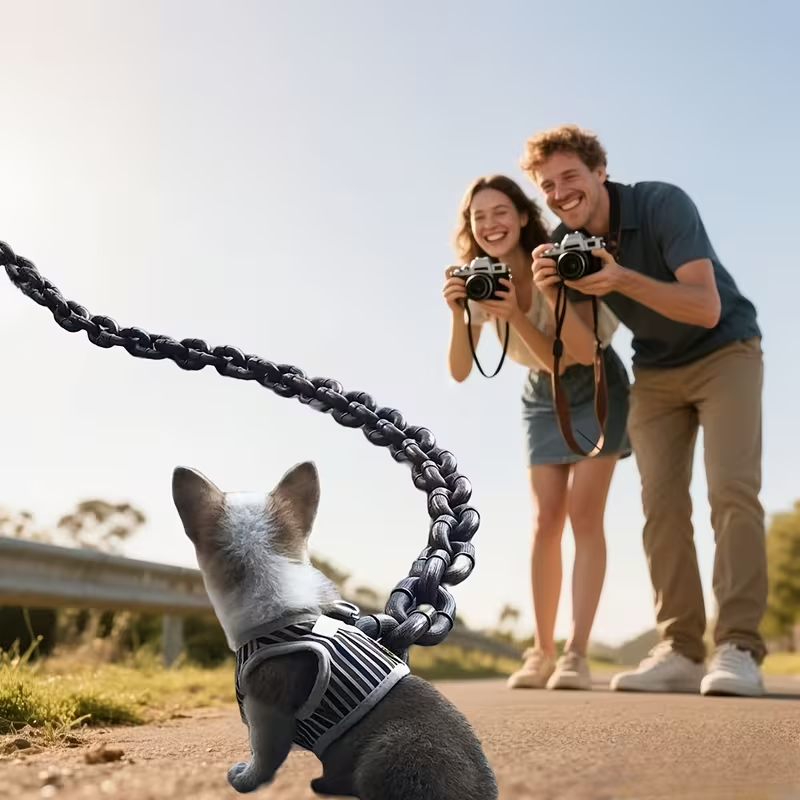 NEW 59-Inch Dog Leash for Outdoor Use,  Humorous Joke Chain5