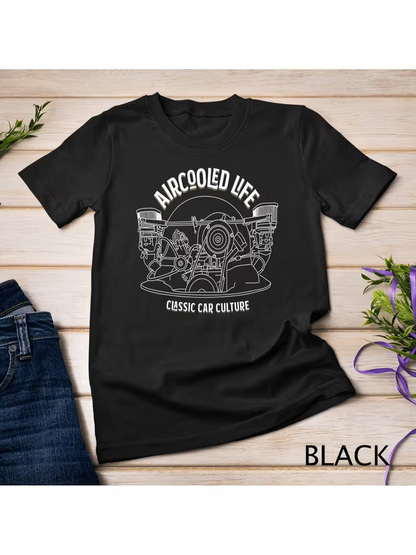 NEW  "AIR COOLED LIFE"  T-SHIRT0