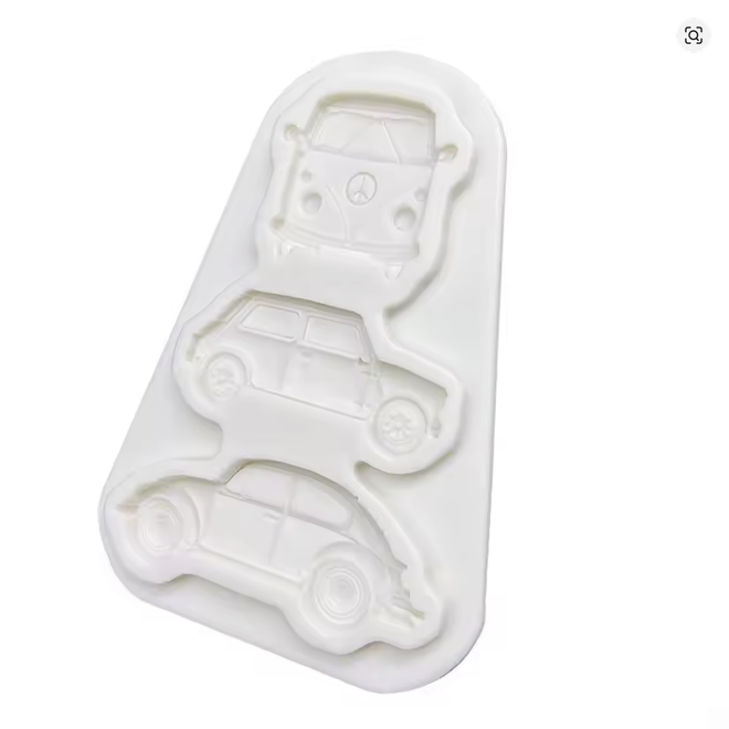 NEW Car Silicone Mold Chocolate Cookies Baking Tool3