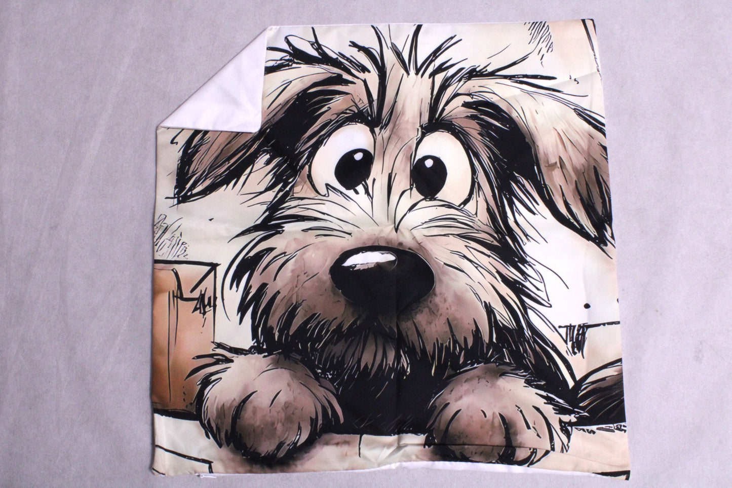 NEW 4pcs of Cartoon Dog Pattern Pillow Covers ( Set of 4 )5