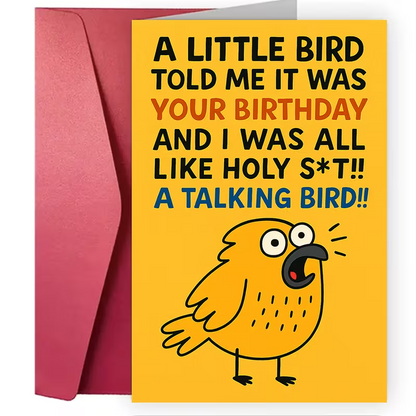 NEW Funny Birthday Greeting Card for Friends and Family, FREE SHIPPING3