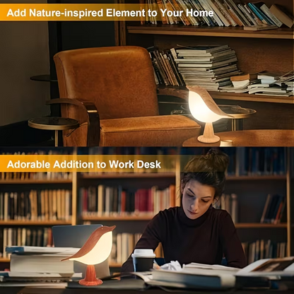 NEW Bird Desk Lamp, Small Table Lamp, Cordless  3 Touch Dimmable  Light5