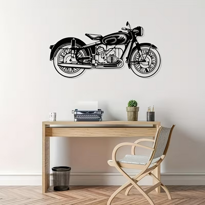 NEW Vintage Motorcycle Metal Silhouette Wall Art3