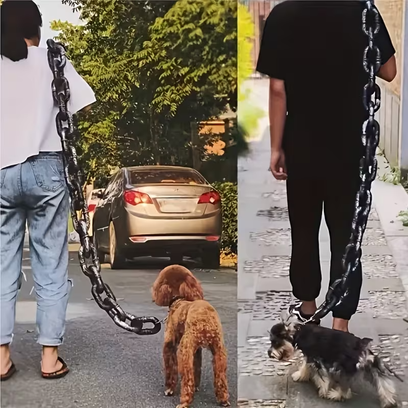 NEW 59-Inch Dog Leash for Outdoor Use,  Humorous Joke Chain0