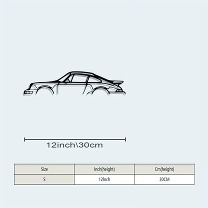 NEW Porsche Metal Silhouette1