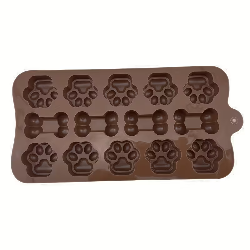 NEW Silicone Mold FOR BAKING Bone-Shaped / Paw Designs4
